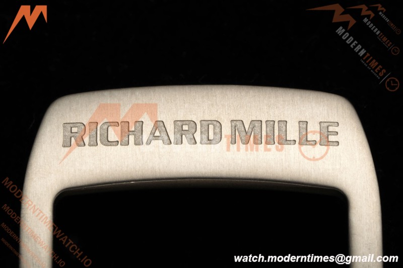Richard Mille - RM055 Custom Made Free Sprung Gray CER/RU Black Skeleton ZGF RMUL2