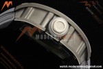 Richard Mille - RM055 Custom Made Free Sprung Gray CER/RU Black Skeleton ZGF RMUL2
