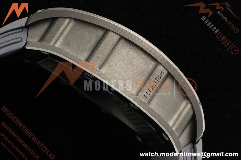 Richard Mille - RM055 Custom Made Free Sprung Gray CER/RU Black Skeleton ZGF RMUL2