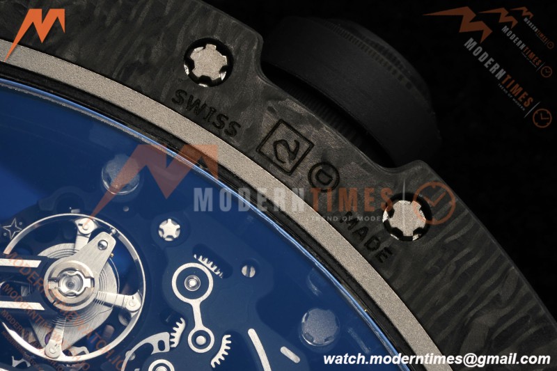 Richard Mille - RM055 Custom Made Free Sprung Black NTPT/RU RG/Blk Skeleton ZGF RMUL2