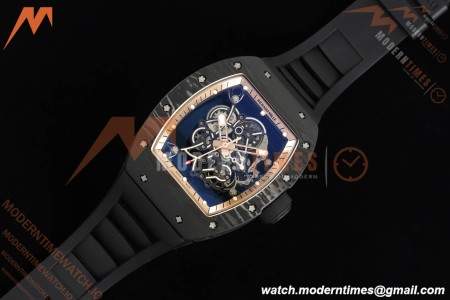 Richard Mille - RM055 Custom Made Free Sprung Black NTPT/RU RG/Blk Skeleton ZGF RMUL2 | 리차드 밀 - RM055 커스텀 메이드 프리 스프링 블랙 NTPT/RU RG/블랙 스켈레톤 ZGF RMUL2