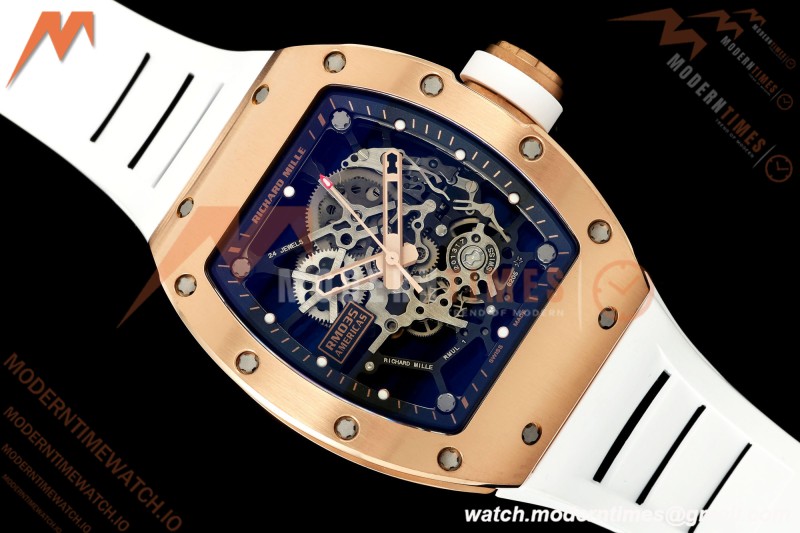 Richard Mille - RM035 Americas Rafael Nadal "Gold Toro" RG/RU Blk/Ske Sonic RMUL1