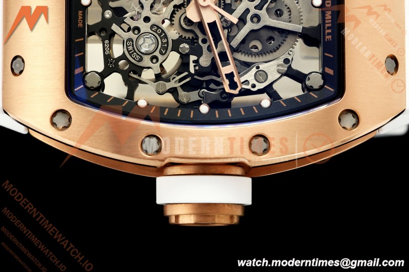 Richard Mille - RM035 Americas Rafael Nadal "Gold Toro" RG/RU Blk/Ske Sonic RMUL1