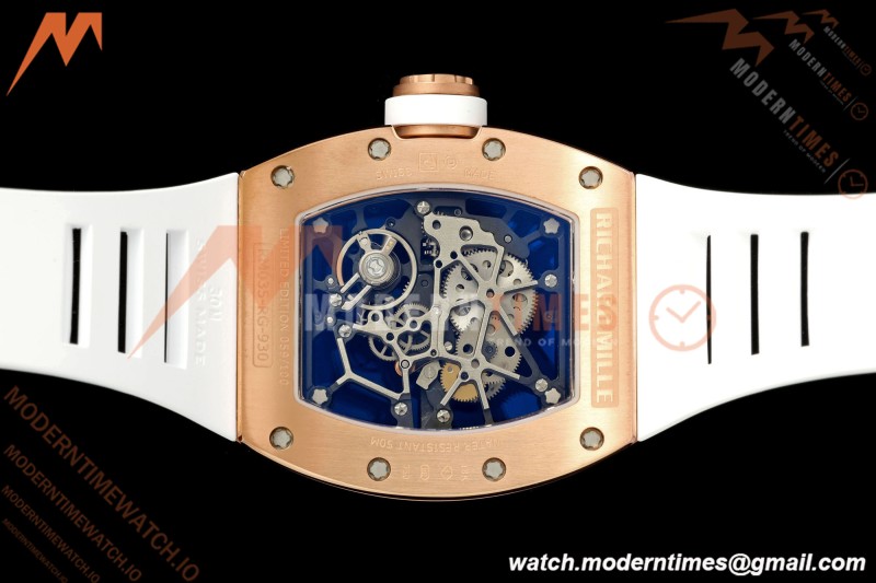 Richard Mille - RM035 Americas Rafael Nadal "Gold Toro" RG/RU Blk/Ske Sonic RMUL1