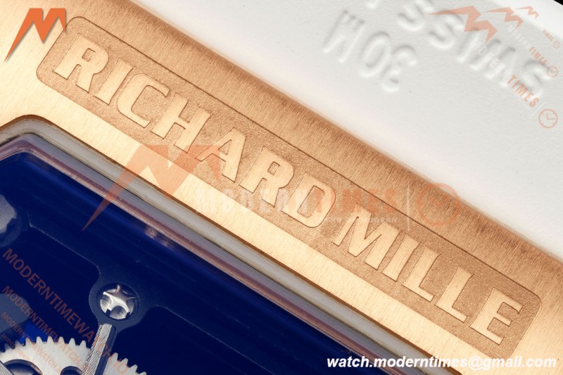 Richard Mille - RM035 Americas Rafael Nadal "Gold Toro" RG/RU Blk/Ske Sonic RMUL1
