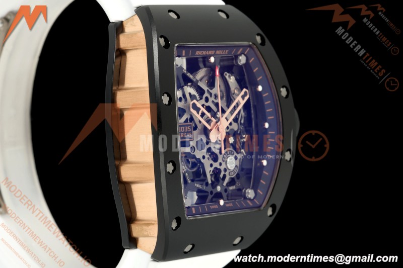 Richard Mille - RM035 Americas Rafael Nadal "Black Toro" CER/RU Blk/Ske Sonic RMUL1