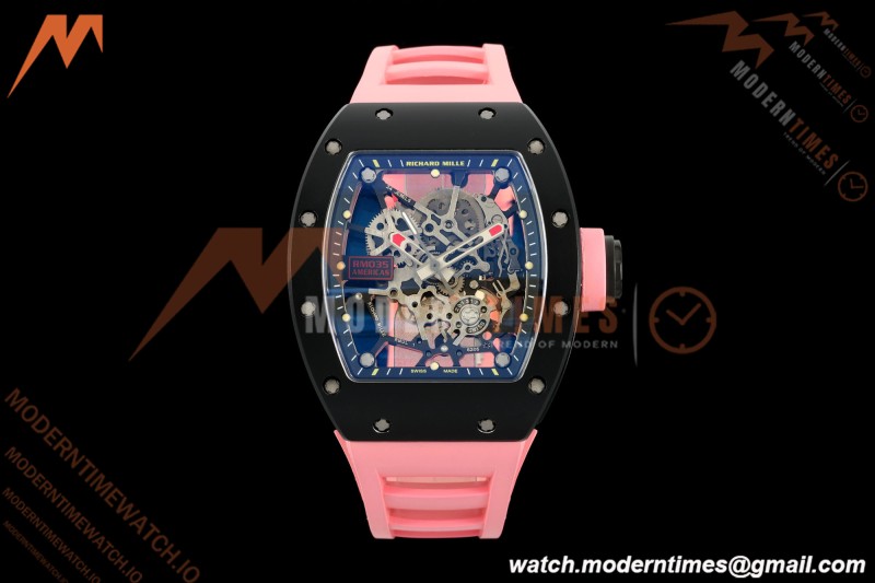 Richard Mille - RM035 Americas Rafael Nadal Pink CER/RU Blk/Ske Sonic RMUL1