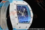 Richard Mille - RM055 Bubba Watson Japan Edition CER/RU Wht/Blu Rehaut Skeleton APSF RMUL2 | 리차드 밀 - RM055 버바 왓슨 일본 에디션 CER/RU 화이트/블루 르호 스켈레톤 APSF RMUL2