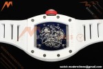 Richard Mille - RM055 Bubba Watson Asia Edition CER/RU Wht/Red Rehaut Skeleton APSF RMUL2 | Richard Mille - RM055 버바 왓슨 아시아 에디션 CER/RU Wht/Red Rehaut 스켈레톤 APSF RMUL2