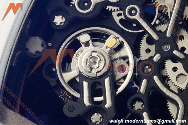 Richard Mille - RM055 Bubba Watson Asia Edition CER/RU Wht/Red Rehaut Skeleton APSF RMUL2 | Richard Mille - RM055 버바 왓슨 아시아 에디션 CER/RU Wht/Red Rehaut 스켈레톤 APSF RMUL2