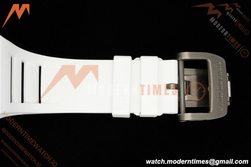 Richard Mille - RM055 Bubba Watson Asia Edition CER/RU Wht/Red Rehaut Skeleton APSF RMUL2 | Richard Mille - RM055 버바 왓슨 아시아 에디션 CER/RU Wht/Red Rehaut 스켈레톤 APSF RMUL2