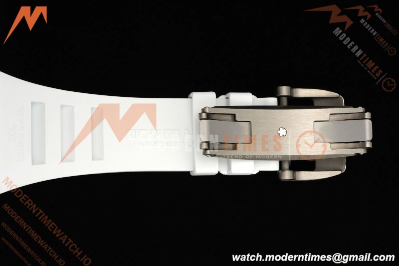 Richard Mille - RM055 Bubba Watson Asia Edition CER/RU Wht/Red Rehaut Skeleton APSF RMUL2 | Richard Mille - RM055 버바 왓슨 아시아 에디션 CER/RU Wht/Red Rehaut 스켈레톤 APSF RMUL2