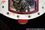 Richard Mille - RM055 Bubba Watson Asia Edition CER/RU Wht/Red Rehaut Skeleton APSF RMUL2 | Richard Mille - RM055 버바 왓슨 아시아 에디션 CER/RU Wht/Red Rehaut 스켈레톤 APSF RMUL2