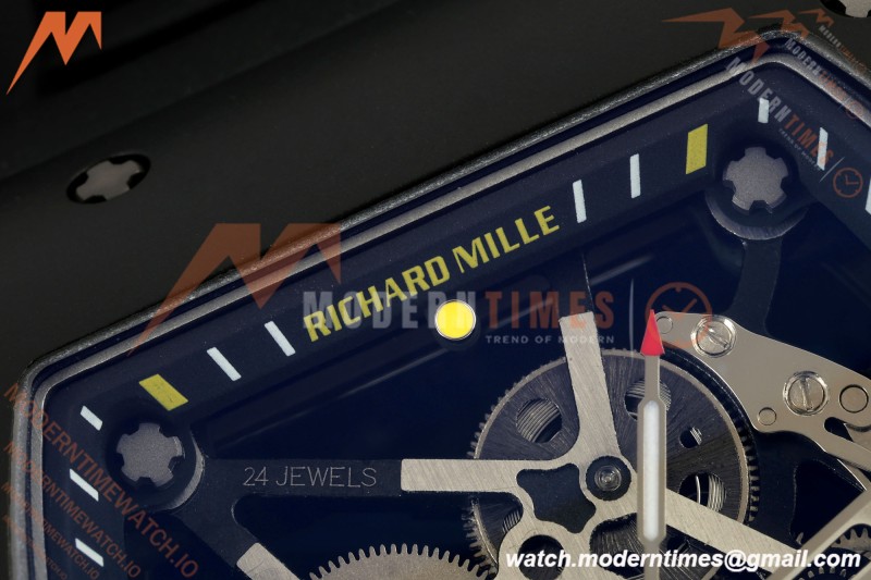Richard Mille - RM035 Americas Rafael Nadal "Black Toro" CER/RU Blk/Ske ZF RMUL1