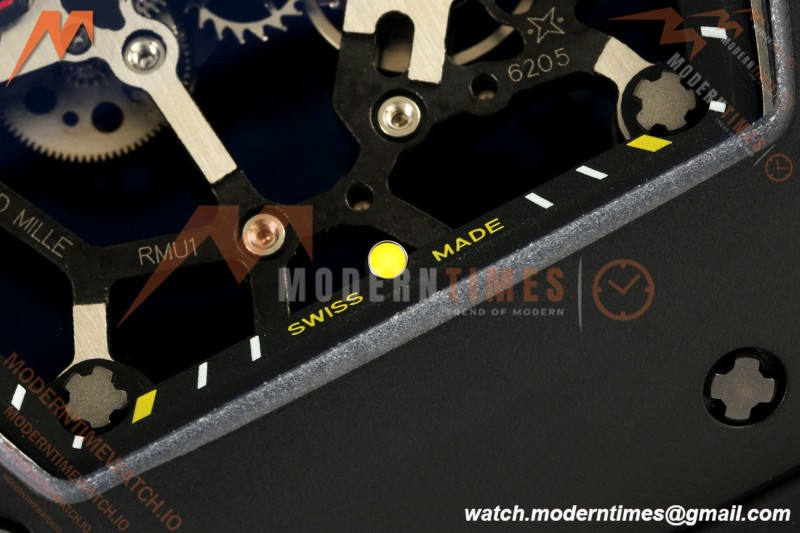 Richard Mille - RM035 Americas Rafael Nadal "Black Toro" CER/RU Blk/Ske ZF RMUL1