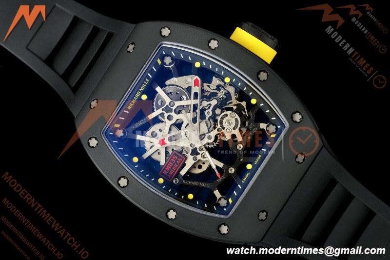 Richard Mille - RM035 Americas Rafael Nadal "Black Toro" CER/RU Blk/Ske ZF RMUL1