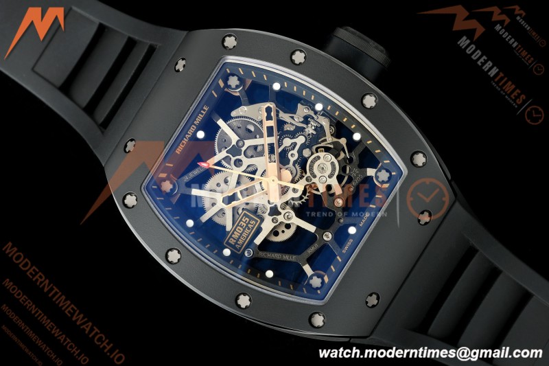 Richard Mille - RM035 Americas Rafael Nadal "Black Toro" CER/RG/RU Blk/Ske ZF RMUL1 | 리차드 밀 - RM035 아메리카스 라파엘 나달 "블랙 토로" CER/RG/RU 블랙/스케치 ZF RMUL1