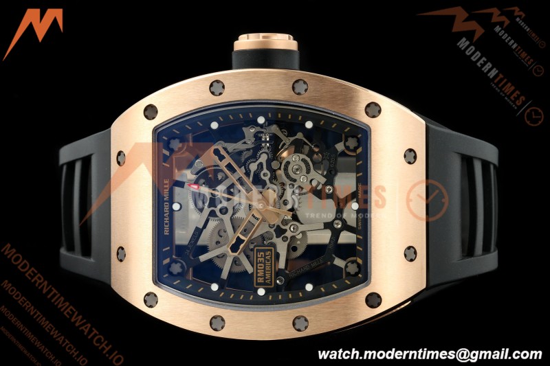 Richard Mille - RM035 Americas Rafael Nadal "Gold Toro" RG/RU Blk/Ske ZF RMUL1