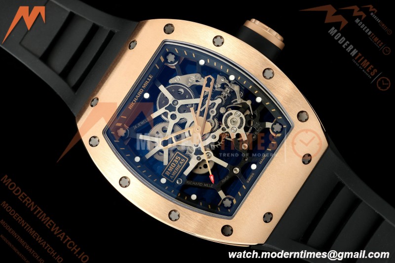 Richard Mille - RM035 Americas Rafael Nadal "Gold Toro" RG/RU Blk/Ske ZF RMUL1
