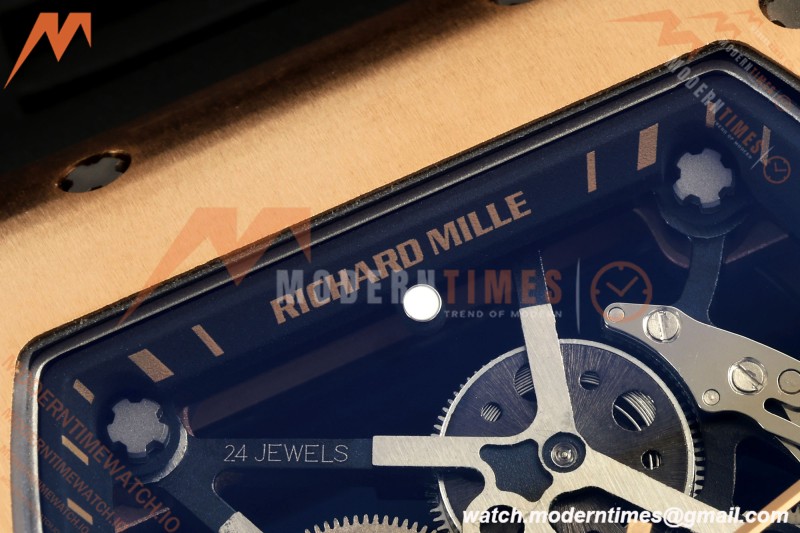 Richard Mille - RM035 Americas Rafael Nadal "Gold Toro" RG/RU Blk/Ske ZF RMUL1