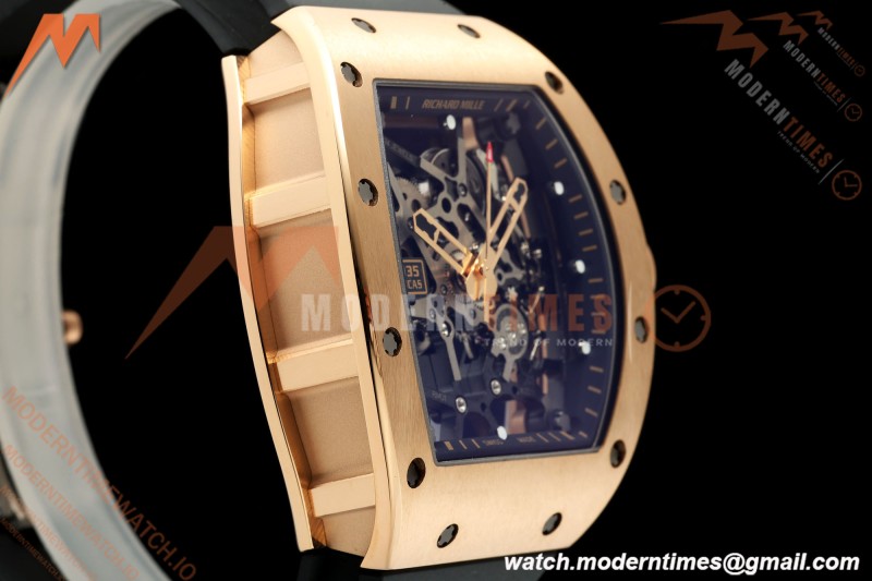 Richard Mille - RM035 Americas Rafael Nadal "Gold Toro" RG/RU Blk/Ske ZF RMUL1
