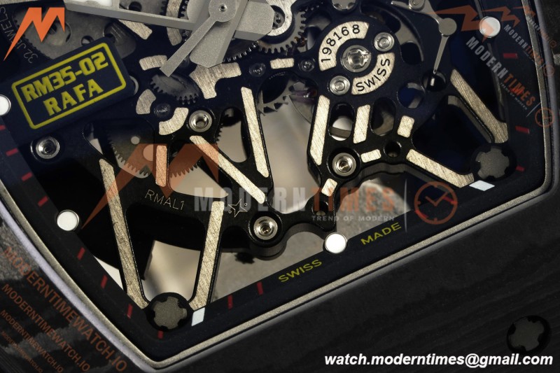 Richard Mille - RM35-02 Rafael Nadal Blk/Wht/Wht FC/VRU ZF V7 RMAL1