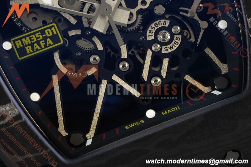 Richard Mille - RM35-01 Rafael Nadal Blk/Blk/Red FC/VRU ZF Hand-wind RMUL3