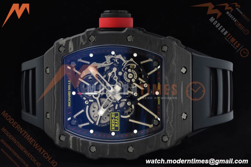 Richard Mille - RM35-01 Rafael Nadal Blk/Blk/Red FC/VRU ZF Hand-wind RMUL3