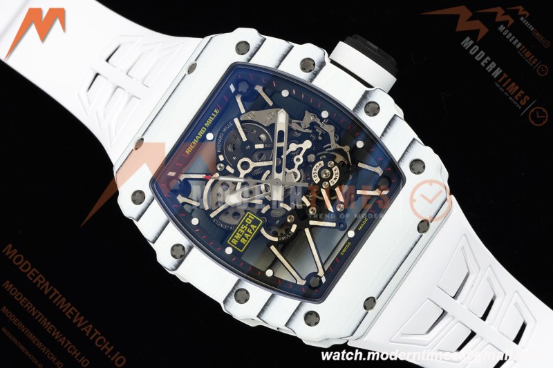 Richard Mille - RM35-01 Rafael Nadal Wht/Wht/Wht FC/VRU ZF Hand-wind RMUL3