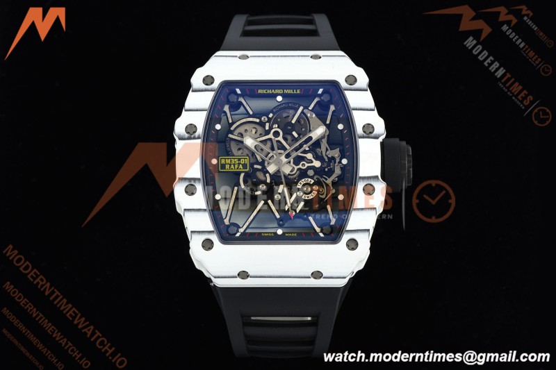 Richard Mille - RM35-01 Rafael Nadal Wht/Blk/Blk FC/VRU ZF Hand-wind RMUL3