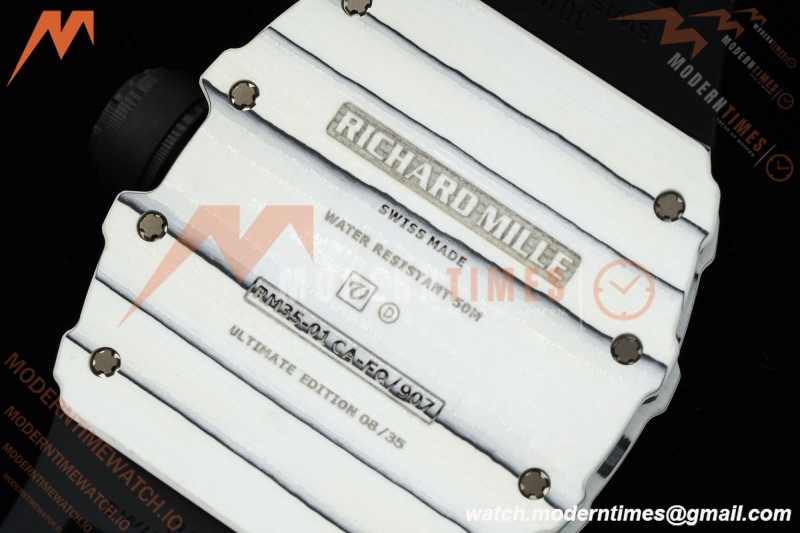 Richard Mille - RM35-01 Rafael Nadal Wht/Blk/Blk FC/VRU ZF Hand-wind RMUL3