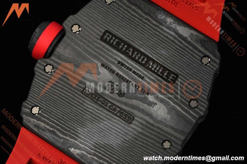 Richard Mille - RM35-01 Rafael Nadal Blk/Red/Red FC/VRU ZF Hand-wind RMUL3