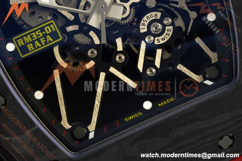 Richard Mille - RM35-01 Rafael Nadal Blk/Red/Red FC/VRU ZF Hand-wind RMUL3