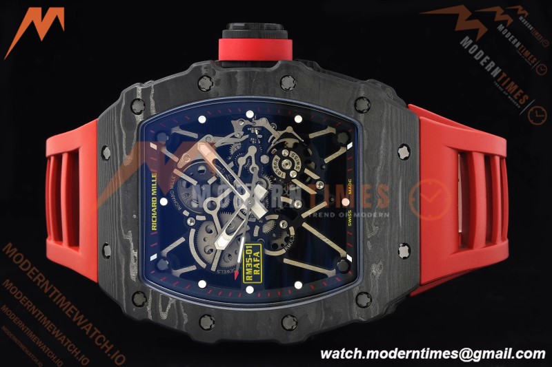 Richard Mille - RM35-01 Rafael Nadal Blk/Red/Red FC/VRU ZF Hand-wind RMUL3