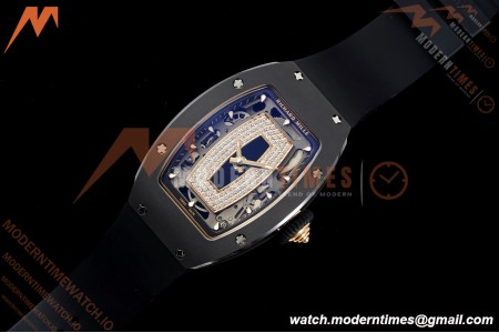 Richard Mille - RM07-01 Black Ceramic CER/RU Black Onyx ZF Asian CRMA2