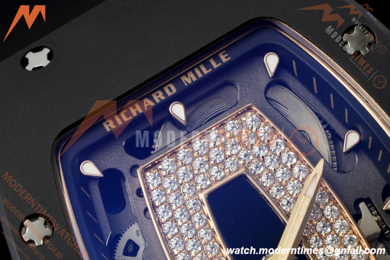 Richard Mille - RM07-01 Black Ceramic CER/RU Black Onyx ZF Asian CRMA2