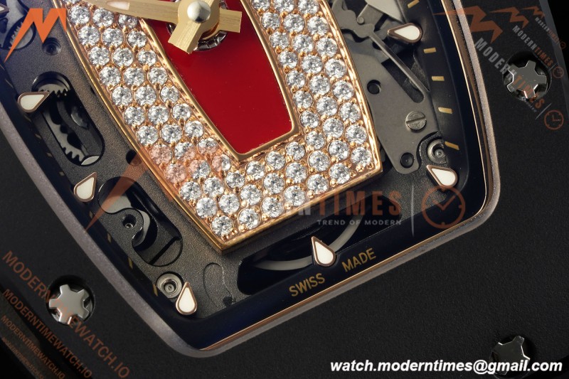 Richard Mille - RM07-01 Black Ceramic CER/RU Red Onyx ZF Asian CRMA2
