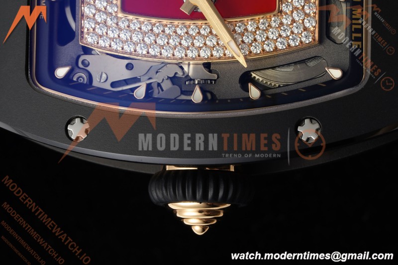 Richard Mille - RM07-01 Black Ceramic CER/RU Red Onyx ZF Asian CRMA2