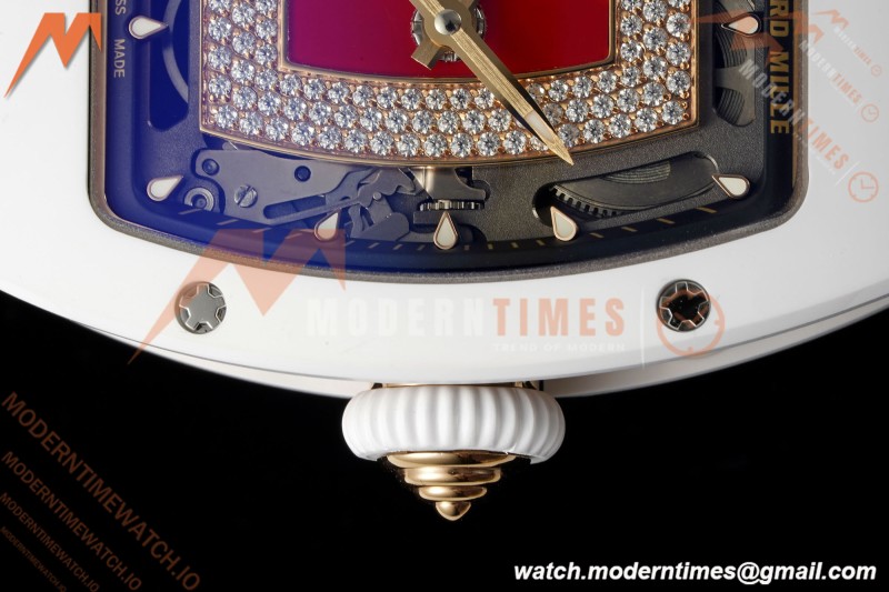 Richard Mille - RM07-01 White Ceramic CER/RU Red Onyx ZF Asian CRMA2