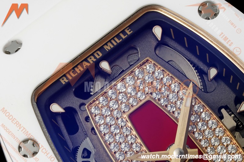 Richard Mille - RM07-01 White Ceramic CER/RU Red Onyx ZF Asian CRMA2