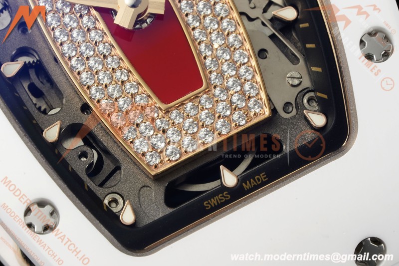 Richard Mille - RM07-01 White Ceramic CER/RU Red Onyx ZF Asian CRMA2