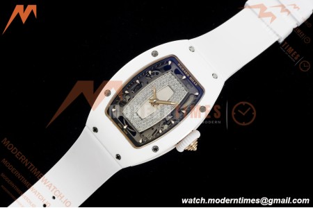 Richard Mille - RM07-01 White Ceramic CER/RU White Onyx ZF Asian CRMA2