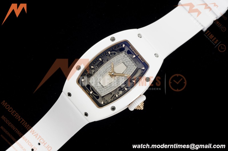 Richard Mille - RM07-01 White Ceramic CER/RU White Onyx ZF Asian CRMA2