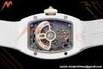 Richard Mille - RM07-01 White Ceramic CER/RU Black Onyx ZF Asian CRMA2 | 리차드 밀 - RM07-01 화이트 세라믹 CER/RU 블랙 오닉스 ZF 아시안 CRMA2