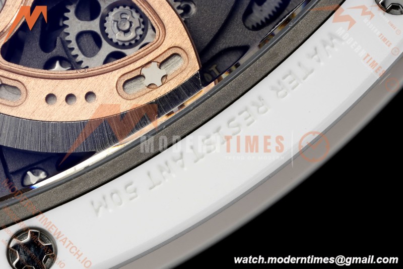 Richard Mille - RM07-01 White Ceramic CER/RU Black Onyx ZF Asian CRMA2 | 리차드 밀 - RM07-01 화이트 세라믹 CER/RU 블랙 오닉스 ZF 아시안 CRMA2