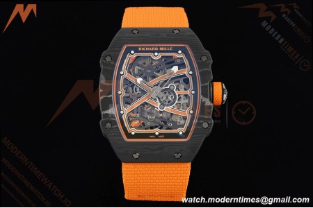 Richard Mille - RM67-02 Custom Made Lando Norris Black NTPT FC/NY Orn/Blk Skeleton VAF CRMA7