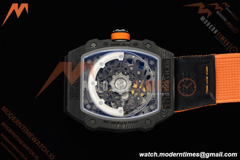 Richard Mille - RM67-02 Custom Made Lando Norris Black NTPT FC/NY Orn/Blk Skeleton VAF CRMA7