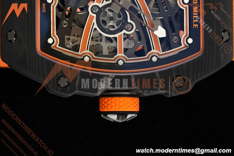 Richard Mille - RM67-02 Custom Made Lando Norris Black NTPT FC/NY Orn/Blk Skeleton VAF CRMA7
