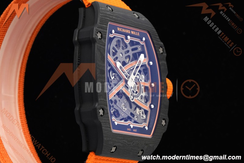 Richard Mille - RM67-02 Custom Made Lando Norris Black NTPT FC/NY Orn/Blk Skeleton VAF CRMA7