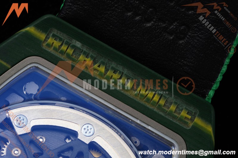 Richard Mille - RM67-02 Custom Made Wayde van Niekerk Green NTPT FC/NY Grn/Blk Skeleton VAF CRMA7 | Richard Mille - RM67-02 맞춤 제작 Wayde van Niekerk 그린 NTPT FC/NY Grn/Blk 스켈레톤 VAF CRMA7